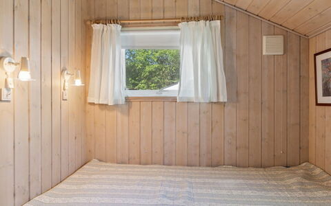 Euphemia - 200M from the Sea: Wood, Flooring, Floor, Interior Design, Bedroom, Ceiling, Room, Bed, Linens, Furniture
