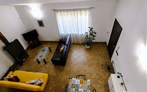 Villa del Monte: Furniture, Interior Design, Flooring, Floor, Wall, Couch, Wood, Room, Ceiling, Living Room