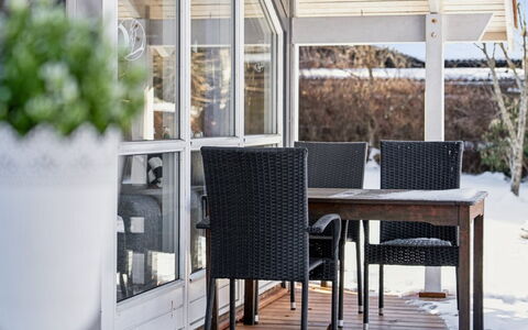 Elenor - 1.3Km from the Sea: Wood, Furniture, Flooring, Interior Design, Floor, Chair, Outdoor Furniture, Porch, Flowerpot, Deck
