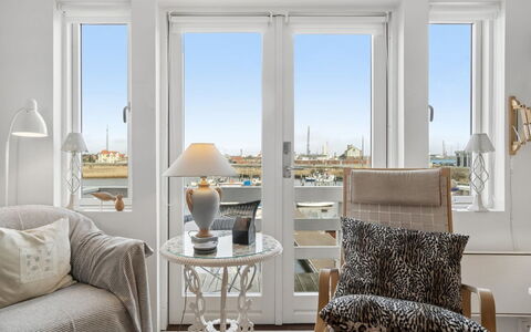 Ljubinka - 5M from the Sea: Furniture, Interior Design, Floor, Flooring, Apartment, Table, Chair, Room, Ceiling, Living Room
