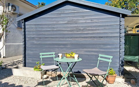 Studio la Provence: Furniture, Wood, Outdoor Furniture, Table, Outdoor Table, Chair, Kitchen & Dining Room Table, Deck, Hardwood, Porch