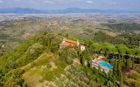 Colle Mediceo: Hill, Highland, Hill Station, Rural Area, Bird'S-Eye View, Ridge, Plantation, Chaparral, Mountain Village, Aerial Photography