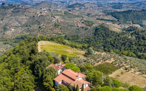Colle Mediceo: Hill, Landscape, Highland, Bird'S-Eye View, Hill Station, Rural Area, Aerial Photography, Chaparral, Estate, Village