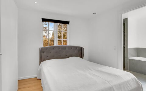 Goti - 400M from the Sea: Bed, Bedroom, Furniture, Bedding, Interior Design, Flooring, Floor, Bed Sheet, Wood, Ceiling