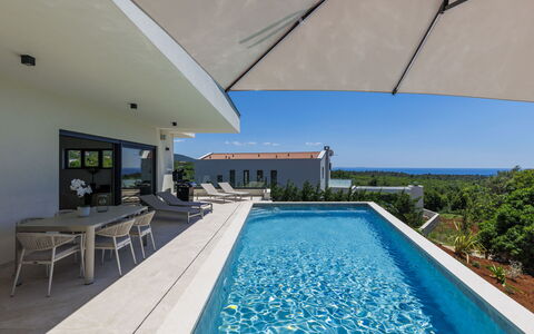 Florinda: Blue, Swimming Pool, Shade, Estate, Landscaping, Resort, Villa, Tile, Eco Hotel, Outdoor Furniture