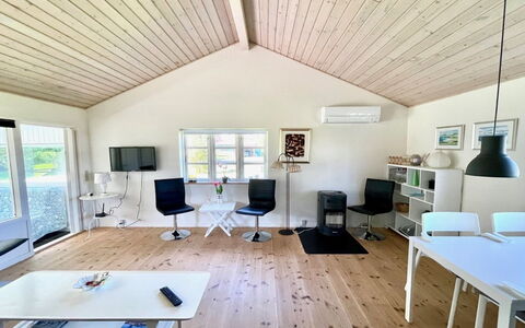 Annelouise - 180M to the Fjord: Furniture, Wood, Interior Design, Flooring, Floor, Chair, Room, Ceiling, Living Room, Apartment