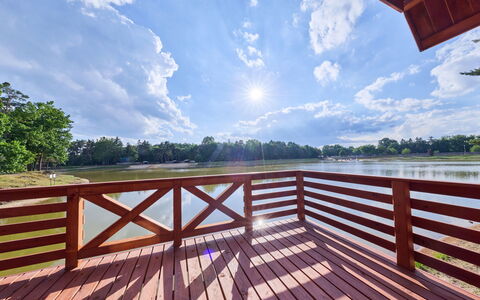 Hradec Kralove 4: Water, Cloud, Bank, Lake, Hardwood, Deck, Bridge, Boardwalk, Plank, Reservoir