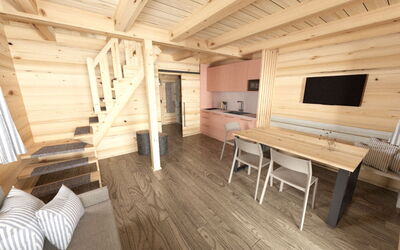 Accommodation:&nbsp;Kemp Stříbrný Rybník 4.4