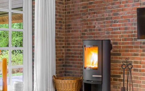 Ullamaj - 700M from the Sea: Furniture, Hearth, Wood-Burning Stove, Hardwood, Living Room