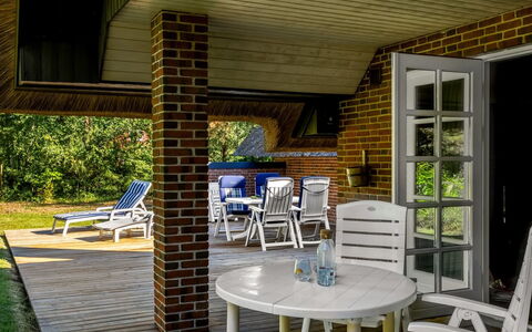 Ullamaj - 700M from the Sea: Furniture, Wood, Chair, Outdoor Furniture, Table, Porch, Home, Brick, Outdoor Table, Cottage