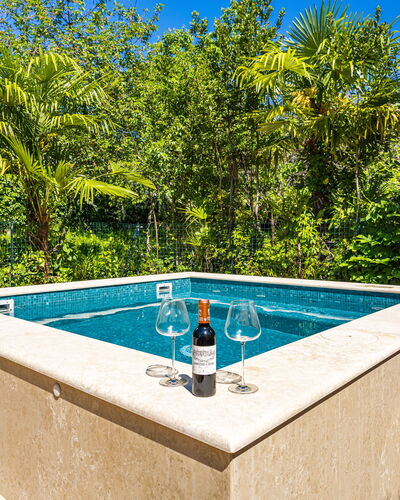 Apartment Nia Opatjia: Swimming Pool, Composite Material, Leisure, Water Feature, Natural Material, Tile, Resort, Landscaping, Design