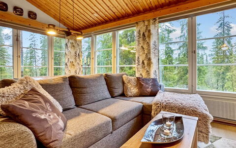 Rukan Kivikelo: Furniture, Interior Design, Flooring, Wood, Ceiling, Floor, Couch, Room, Lighting, Living Room