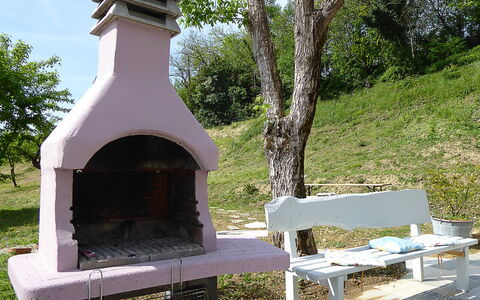 Villa 900 Design & Hills Escape: Masonry Oven, Garden, Outdoor Furniture, Outdoor Structure, Natural Material, Design, Backyard, Flagstone