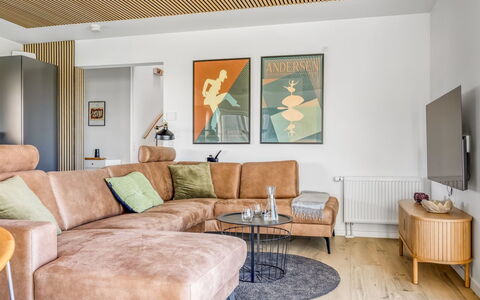 Nadua - 25M from the Sea: Furniture, Interior Design, Floor, Flooring, Couch, Wall, Wood Flooring, Living Room, Wood, Ceiling