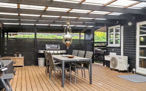 Niela - 400M from the Sea: Furniture, Wood, Outdoor Furniture, Porch, Table, Flooring, Chair, Deck, Outdoor Table, Hardwood