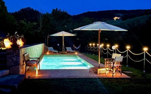 Il Sogno Toscano: Swimming Pool, Resort, Outdoor Furniture, Furniture, Eco Hotel, Landscape Lighting, Umbrella, Garden, Backyard, Flowerpot