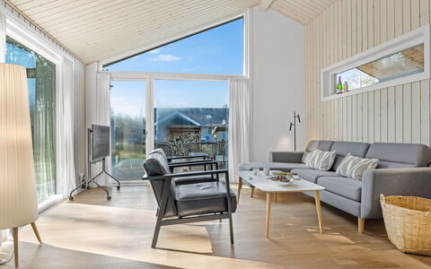 Frudde - 500M from the Sea: Interior Design, Wood, Furniture, Living Room, Couch, Flooring, Floor, Home, Ceiling, Room
