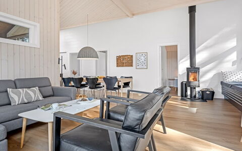 Frudde - 500M from the Sea: Interior Design, Furniture, Flooring, Wood, Floor, Couch, Living Room, Ceiling, Wood Flooring, Room
