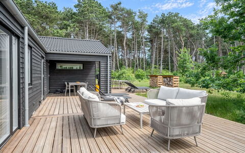 Frudde - 500M from the Sea: Wood, Siding, Deck, Cottage, Hardwood, Garden Buildings, Plank, Garden, Porch, Log Cabin