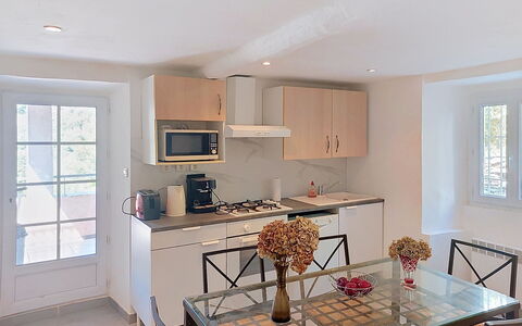 Casa Giuliani: Furniture, Interior Design, Flooring, Wood, Floor, Kitchen, Chair, Countertop, Lighting, Room