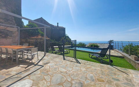 Casa Giuliani: Ocean, Outdoor Furniture, Chair, Swimming Pool, Flagstone