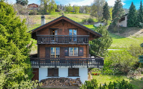 Chalet le Trèfle: House, Cottage, Home, Rural Area, Farmhouse, Slope, Porch, Balcony, Larch