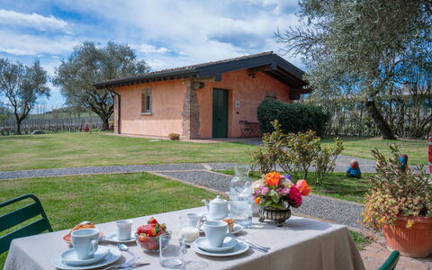 Preseglie Lake Garda: Cottage, Estate, Garden, Lawn, Farmhouse, Yard, Landscaping, Hacienda, Park, Garden Buildings