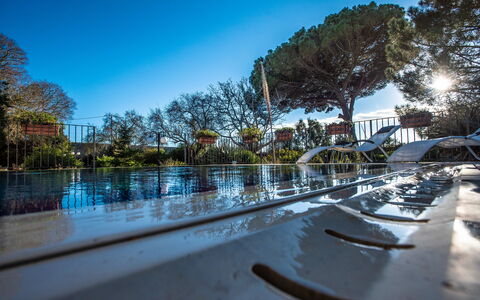 Tenuta Renna: Blue, Swimming Pool, Reflection, Evening, Landscaping, Dusk, Night, Landscape Lighting, Resort Town, Resort