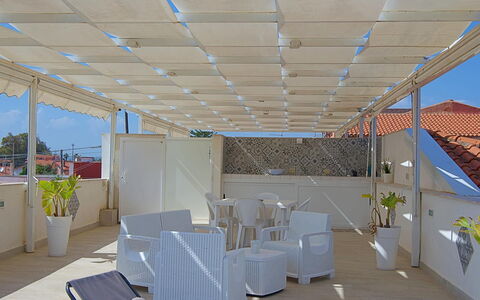 Casa Amare: Outdoor Furniture, Shade, Chair, Outdoor Structure, Awning, Balcony, Pergola, Design, Canopy, Umbrella