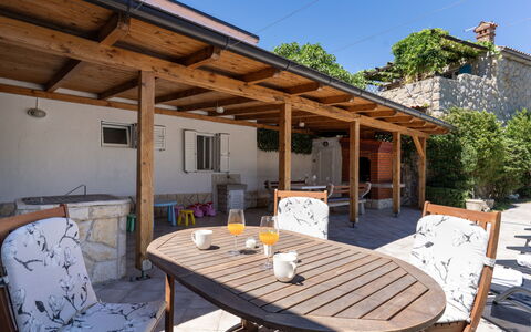 Hidden Hill: Furniture, Wood, Table, Outdoor Furniture, Chair, Floor, Outdoor Table, Door, Porch, Shade