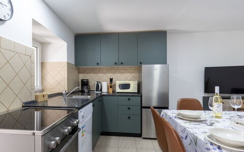 Hidden Hill: Kitchen, Kitchen Appliance, Flooring, Interior Design, Major Appliance, Countertop, Floor, Furniture, Ceiling, Cabinetry