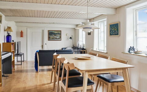 Espen - 300M from the Sea: Furniture, Flooring, Wood, Interior Design, Floor, Table, Ceiling, Chair, Wood Flooring, Dining Room