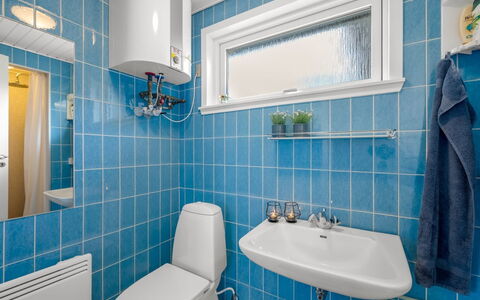 Ascan - 300M to the Fjord: Bathroom, Plumbing Fixture, Bathroom Sink, Sink, Toilet Seat, Toilet, Interior Design, Flooring, Floor, Tap