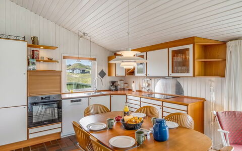 Alea - 150M from the Sea: Interior Design, Wood, Ceiling, Furniture, Flooring, Kitchen, Floor, Room, Home, Light Fixture