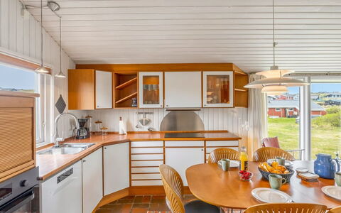 Alea - 150M from the Sea: Wood, Interior Design, Ceiling, Flooring, Floor, Kitchen, Wood Stain, Countertop, Hardwood, Varnish