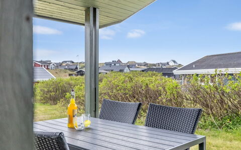 Alea - 150M from the Sea: Furniture, Porch, Roof, Outdoor Furniture, Chair, Home, Shade, Balcony, Outdoor Table, Glass