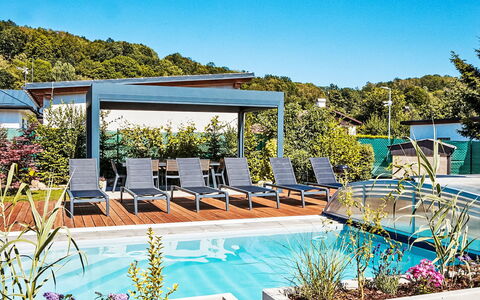 Bukanda: Swimming Pool, Resort, Composite Material, Outdoor Furniture, Eco Hotel, Shade, Chair, Garden, Landscaping, Hotel