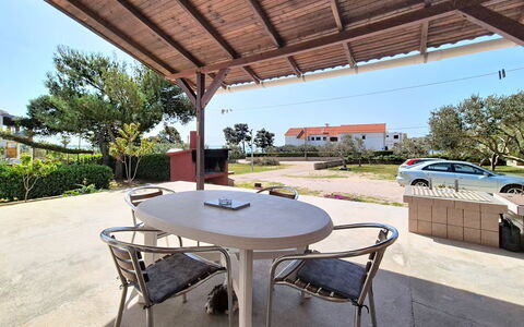 Sanja: Wood, House, Cottage, Home, Swimming Pool, Porch, Door, Resort, Shade, Estate
