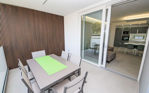Rosolina Mare 665: Wood, House, Cottage, Home, Swimming Pool, Porch, Door, Resort, Shade, Estate