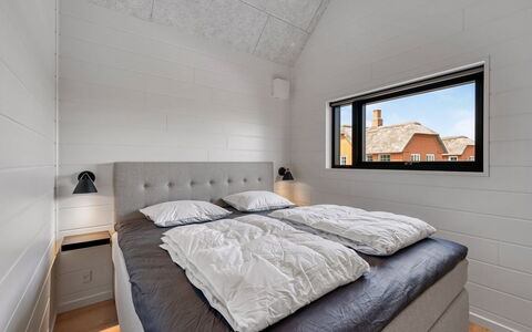 Brigita - 100M to the Fjord: Wood, Ceiling, Bedroom, Interior Design, Flooring, Floor, Bed, Room, Bedding, Light Fixture