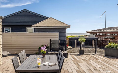 Vaska - 75M from the Sea: Wood, Floor, Wood Flooring, Flooring, Roof, Deck, Home, Outdoor Furniture, Porch, Hardwood