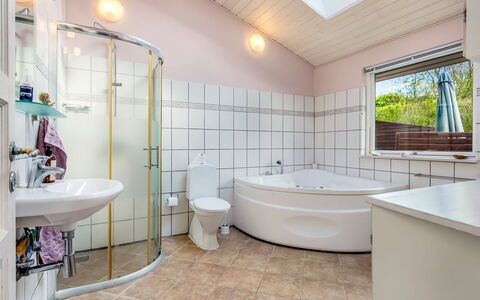 Amina - 500M from the Sea: Interior Design, Flooring, Plumbing Fixture, Ceiling, Floor, Bathroom, Bathtub, Plumbing, Furniture, Room