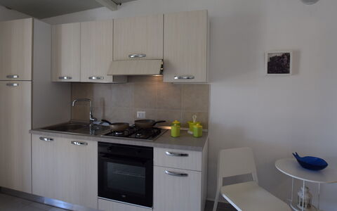 Villa Andrea: Kitchen Appliance, Kitchen, Major Appliance, Countertop, Cabinetry, Kitchen Sink, Kitchen Stove, Home Appliance, Stove, Interior Design