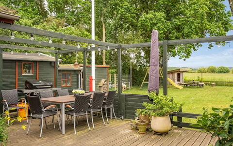 Sinnika - 550M from the Sea: Wood, Shade, Garden, Backyard, Outdoor Furniture, Porch, Outdoor Structure, Garden Buildings, Deck, Yard