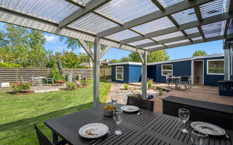Nisse - 300M from the Sea: Roof, Shade, Home, Garden, Porch, Outdoor Structure, Awning, Patio, Estate, Outdoor Furniture