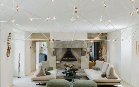 Domaine de Saint Cast: Furniture, Balcony, Shade, Garden, Outdoor Furniture, Chair, Porch, Yard, Landscaping, Backyard