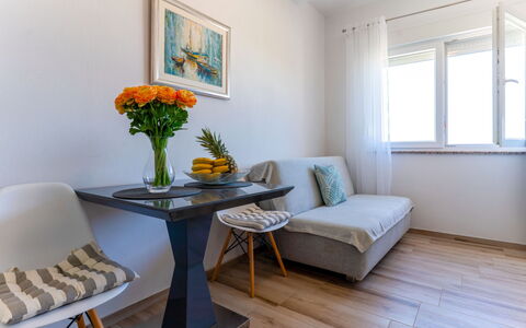 Rab Lopar 115: Furniture, Interior Design, Flooring, Couch, Floor, Wood, Living Room, Room, Table, Home