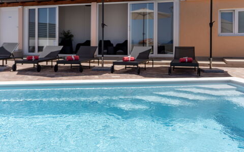 Rab Lopar 115: Outdoor Furniture, Swimming Pool, Furniture, Resort, Leisure, Umbrella, Vacation, Sunlounger, Chair, Eco Hotel