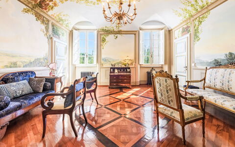 San Giovanni alla Vena: Furniture, Interior Design, Flooring, Chair, Floor, Table, Kitchen & Dining Room Table, Shade, Ceiling, Wood Stain