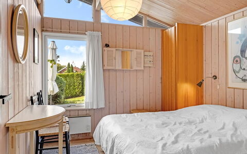 Söhnke - 100M to the Fjord: Wood, Ceiling, Interior Design, Home, Bedroom, Light Fixture, Bed, Wood Stain, Bedding, Hardwood